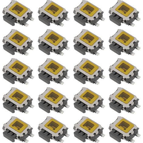 [NIE BENUTZT]20 Stücke 4 Pin SMT SMD Seite Taktile Druckschalter Oberflächenmontage 4,7X3,5X1,6mm 0,1A/5 V