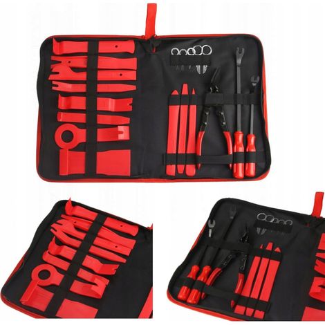 Kit de herramientas para desmontar tapicerías (19 piezas) (1/5)