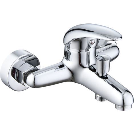 Moderne Wasserfall-Waschtischarmatur, elegante Beckenarmatur, Edelstahl-Mischbatterie, Warm- und Kaltwasser, 1/2-Zoll-Anschluss, verzinkt, silberfarben