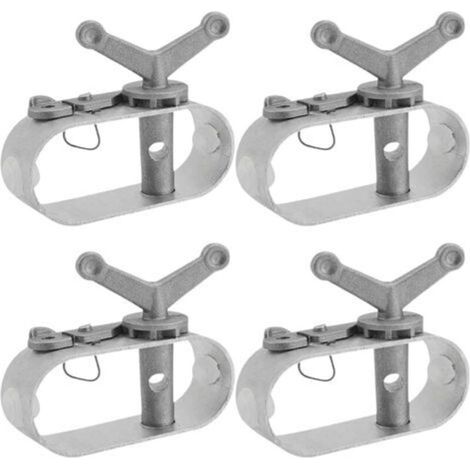 Tendeur Fil a Linge Exterieur, Tendeur Grillage, 4 Pièces Tendeur Fil a Linge, Tendeur Cable en Alliage D'aluminium, Tendeur de Fil Acier pour Bâches de Piscine, Parasols, Tentes de Camping