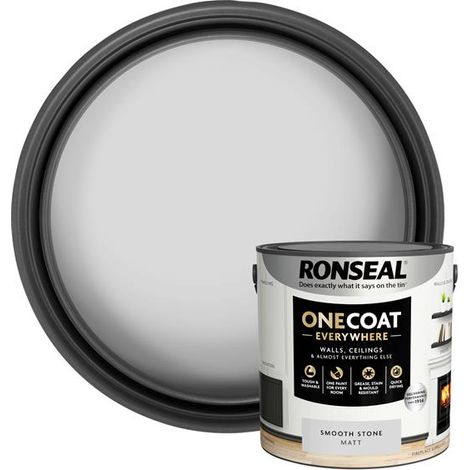 Ronseal One Coat Everywhere Interior Smooth Stone Matt 2.5L