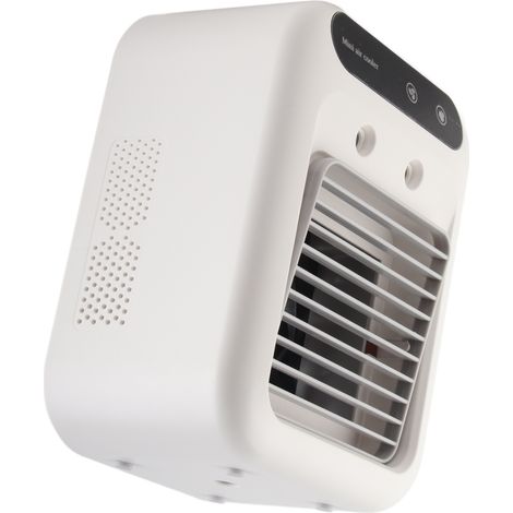 Mini-Klimaanlagenventilator, Kaltluftgebläse, leiser Luftbefeuchter, Nebelventilator, Tischventilator, elektrischer Ventilator im Studentenwohnheim-Stil. (1/5)