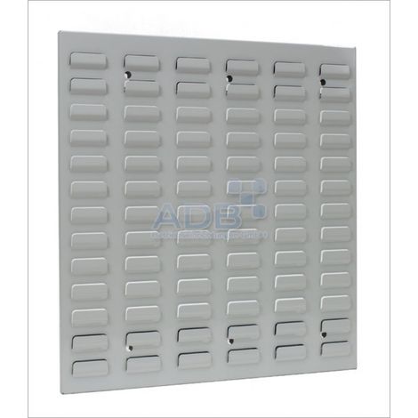 ADB Schlitzplatte senkrecht 456 x 493 mm Grau Werkzeugwand Werkstattwand (1/5)