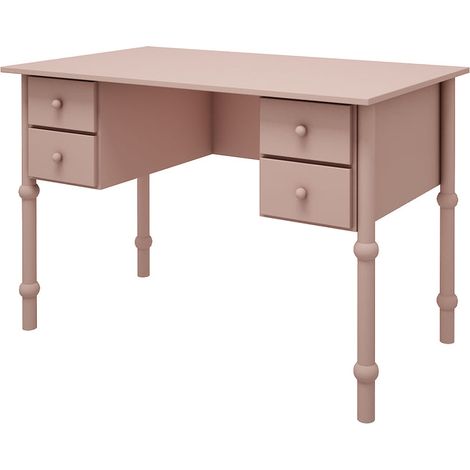 Scrivania a 4 cassetti Wood Luck Babushka Pink (1/3)