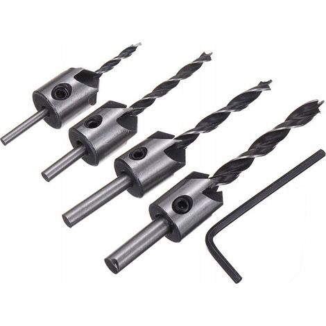 Brocas para madera con avellanador ajustables 3-6 mm - FT3450 (1/5)