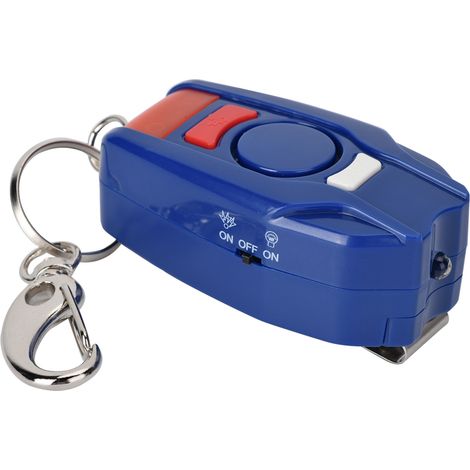 Porte-clés alarme personnelle 125-128 dB, dispositif de sécurité d'autodéfense d'urgence pour l'extérieur avec lumière LED (1/5)