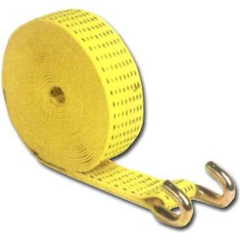 ponsa cinta ratchets 50 mm x 10 mt  esl.amarilla+gancho abierto