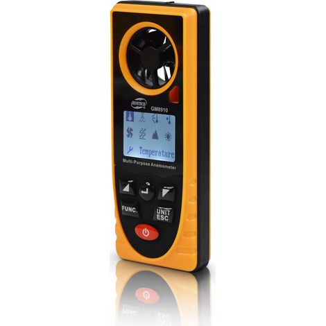 ANEMOMETRO ANEMOMETRO MULTIFUNZIONE MISURATORE DI TEMPERATURA DELLA VELOCITÀ DEL VENTO (1/5)