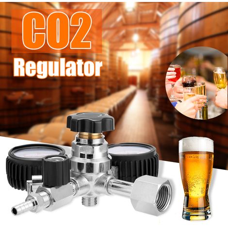 Détendeur CO2 bière avec soupape de sécurité 0-3000 PSI pour fûts sous pression