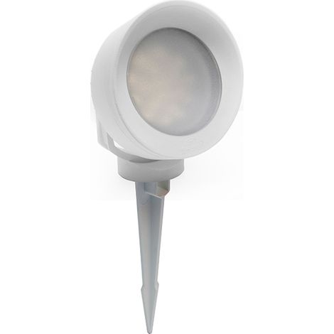 Outdoor despike tommy 1xgx53 10w con pulsante cct (2 colori) ip66 l.15,2xw.12,2xh.34cm white