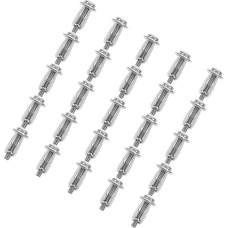 25pcs Galvanized Steel Hollow Door Expansion Nuts, Reusable and Durable for Strong Fixing in Offices and Commercial Spaces (1/5)