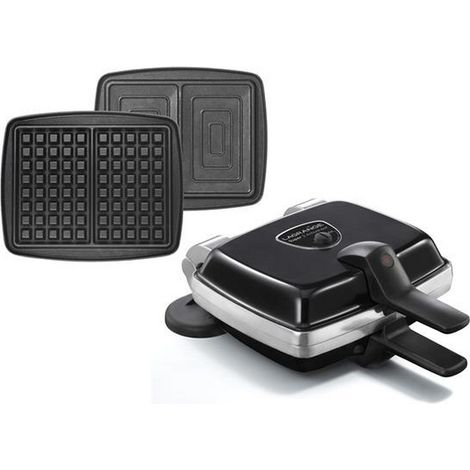Lagrange Waffeleisen und Croque-Monsieur Schwarz 1000 W (1/3)