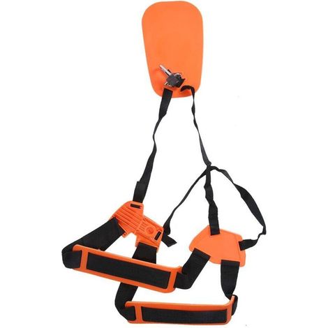 Sangle de harnais réglable pour sécateur de jardin Sangle rembourrée à double épaule pour tondeuse à gazon (1/5)