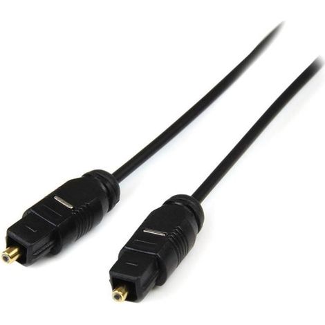 Câble optique audio numérique - INECK - TOSLINK - 1,8 m - Connecteur TOSLINK - Son haute qualité (1/4)