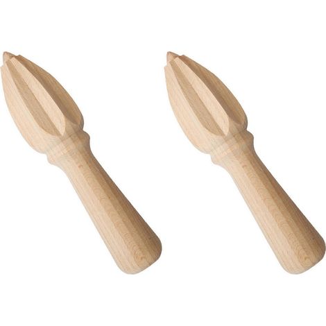 2x beech lemon juicer manuel solid bois lemon cone juicer orange lemon press lemon jus squeezing outil (1/5)