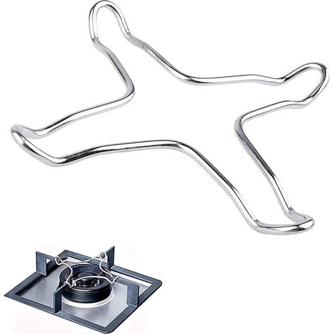 CSPARKV 1 PCS Support Universel pour Cuisinière, Réducteurs de Gaz Support Wok, Réducteurs de Gaz en Acier Inoxydable, Anneau de Wok, Casserole Support de Poêle à Gaz, pour Cafetière Cuisinière à Ga (1/4)