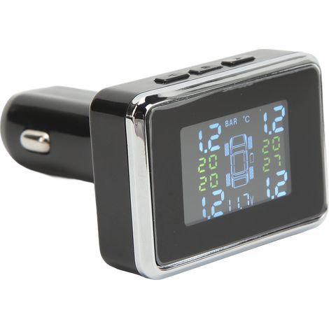Moniteur de pression des pneus sans fil 12V, signal stable, longue portée, sortie USB, TPMS pour camion et camping-car (1/5)