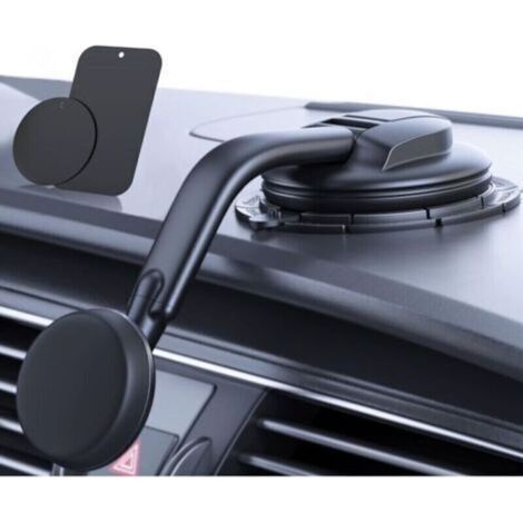 Support Téléphone Voiture [ Aimants Puissants] pour Tableau de Bord et Pare-Brise Porte Telephone Ventouse Convient à iPhone Android Automobile Berceau,de (1/4)