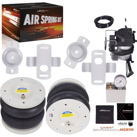 Kit de suspensión neumática, carga máxima 4000 kg, altura de diseño 172 mm, recorrido 140 mm, tensión de salida 12 V, potencia 120 W (1/5)