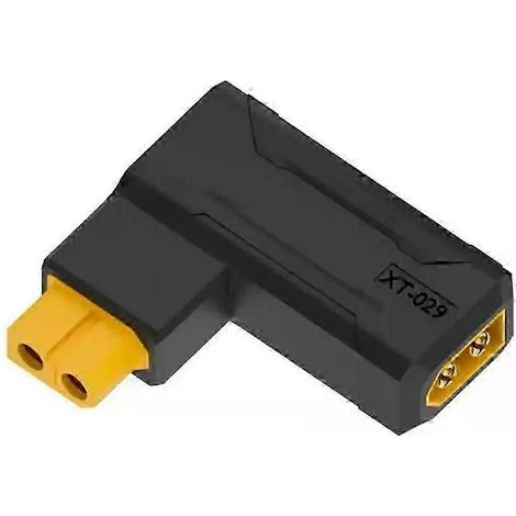 Connecteur XT60 mâle/femelle coudé à 90°, compatible avec les batteries pour voitures, avions et drones RC FPV (LX). WHBYV (1/4)