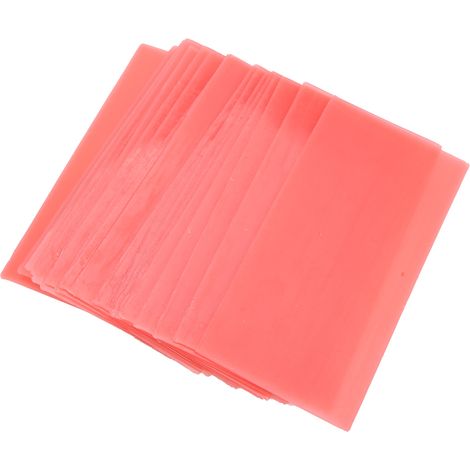 Plaque dentaire rouge en cire - 18 unités - Accessoire pour appareil dentaire - Cire orthodontique (1/5)