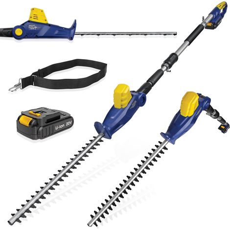 Skotek Garden Hedge Cutter 20V Cordless Telescopic Extendable Long Reach (1/5)