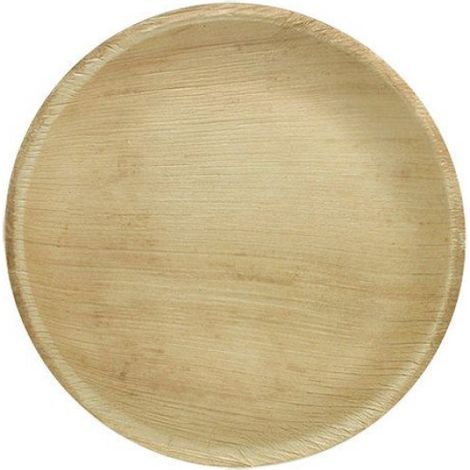 Petite Assiette Ronde Bois de Palmier 18cm x20 (1/4)