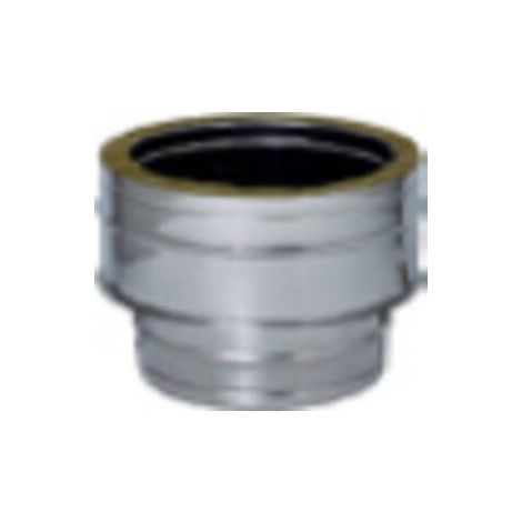 C RACCORDO INOX DA MONO A DOP PARETE D10/15CM