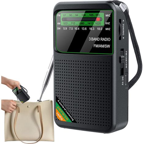 Radio AM FM Météo Rechargeable pour Urgences et Survie (1/5)