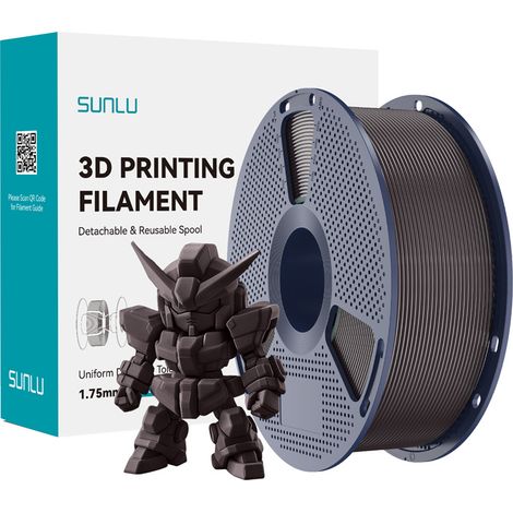 Filamento SUNLU PLA+ 2.0 1.75mm 1kg (castagna tostata) (1/5)