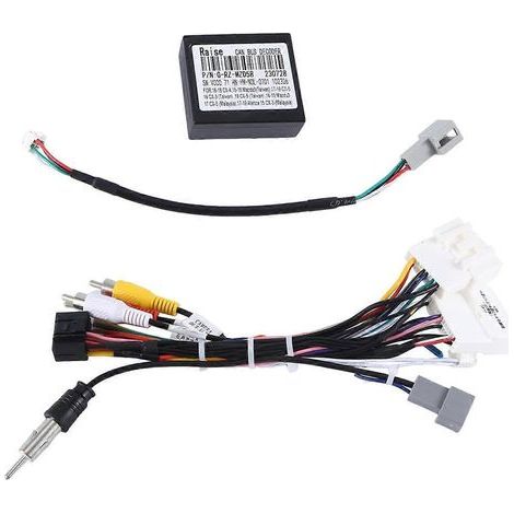 Android-Autoradio-Kabeladapter, Kabelbaum, Stromanschluss mit CAN-Bus-Decoder für -3 -5 (1/5)