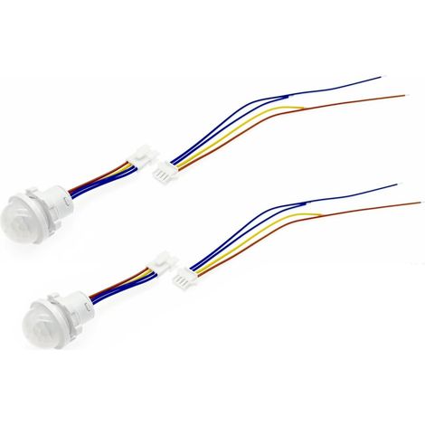 2X AC 110-220V Module capteur Mouvement PIR capteur Mouvement Infrarouge détecteur Interrupteur pour éclairage LED capteur pir pour plafonnier/Downlight, Module capteur de lumière (1/5)