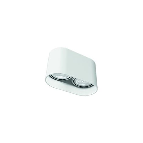Faretto plafoniera Nowodvorski OVAL bianco alluminio 9241 (1/2)