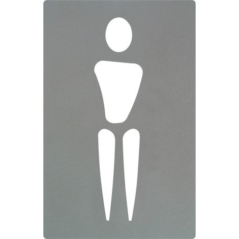 Signalétique pictogramme SIGNA homme gris anthracite SOCONA SG12