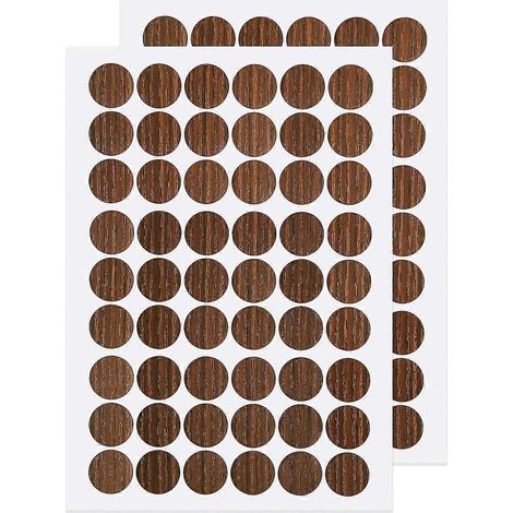 Schraubenloch-Aufkleber, PVC-Abdeckungen, selbstklebend, 21 mm, dekorative Aufkleber, Schraubenabdeckungen, Kappen-PC-233