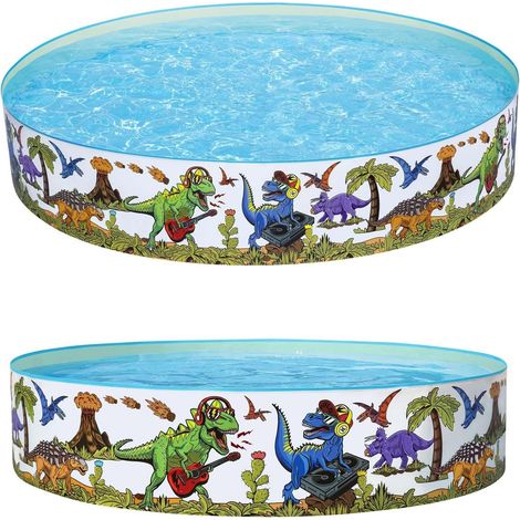 Kindergarten schwimmbecken dinosaurier 183 x 38 cm bestway 55022
