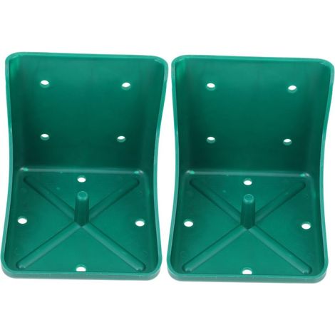 Lot De 2 Porte-blocs De Sel Professionnelle Pour Moutons Et Chevaux, Support Pratique Pour Alimentation Du Bétail, Grosse Taille En Pp Robuste, Boîte à Lécher Bloc De Sel Épaissi (1/5)