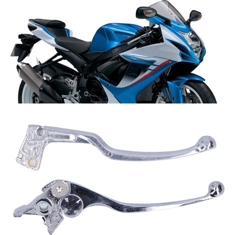 Une paire de leviers de frein et de leviers d'embrayage est compatible avec Yamaha 74/75/78A. (1/5)