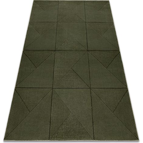 Teppich AURA J2624A grün - Geometrisch, strukturell, modern green 140x190 cm (1/5)