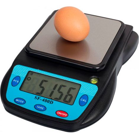 Balanza digital de alta precisión - Balanza de acero inoxidable para huevos