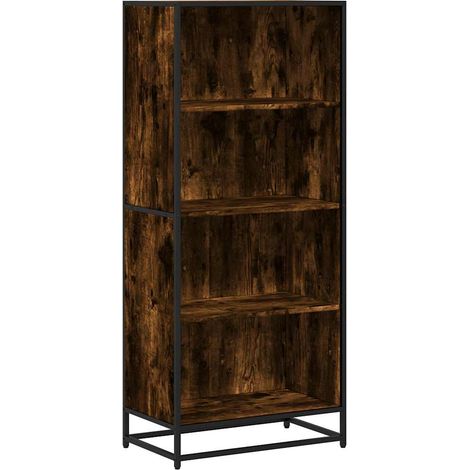 Maison Exclusive - Libreria Rovere Fumo 60x35x139 cm in Truciolato