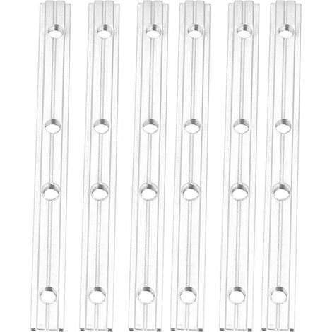 Aluminiumprofil, Kohlenstoffstahl, gerader Innenverbinder, EU-Norm (2020 M5, 6 Stück) (1/5)