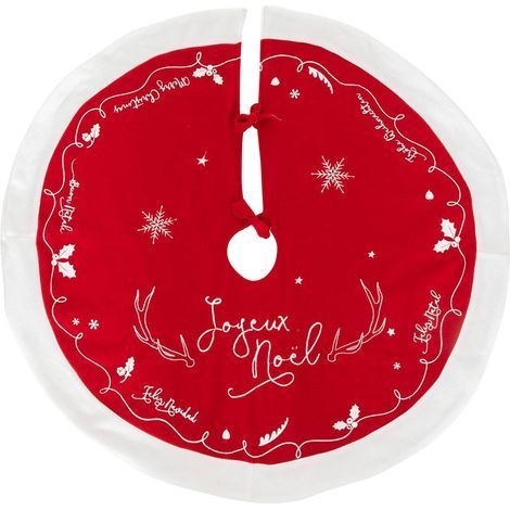 Déco de Noël Tapis pour pied de Sapin en Feutrine D 90 cm - Feeric Christmas (1/3)