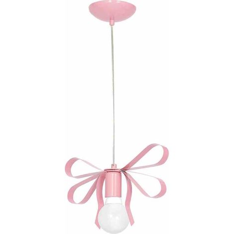 Lámpara colgante Emma 1 E27 rosa milagro MLP1039