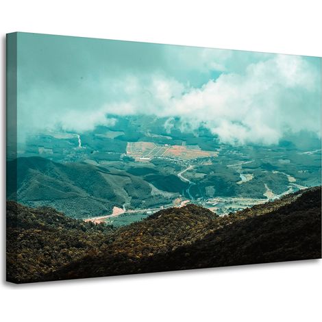 Leinwanddruck Naturlandschaft Hochland 90x60 cm