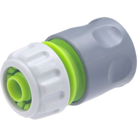 Raccord rapide automatique femelle pour tuyaux Ø12/15 mm – Connexion 100% automatique – Cartouche polypropylène avec dents crantées – Aroz