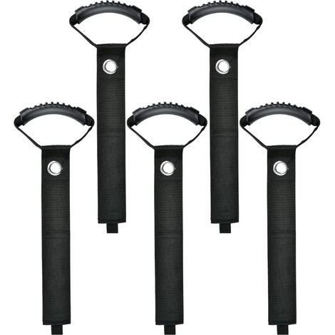 Cinghie di fissaggio Wrap It - Set di 5 cinghie di fissaggio con maniglia - (1/5)