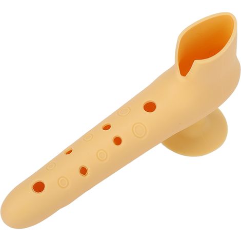 Protège-poignée de porte en silicone antichoc antistatique avec ventouse pour maison bureau jaune (1/5)