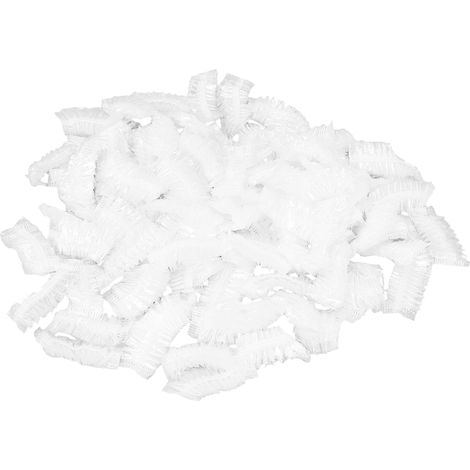 100 Protections d'Oreilles Jetables Transparentes pour Douche, Coloration et Coiffure - Élastique Confortable (1/5)