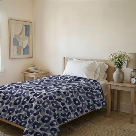Couvre-lit matelassé d’été en Microfibre Douce imprimée – Couette Printemps-été mi-Saison – 160x240 cm (1/5)